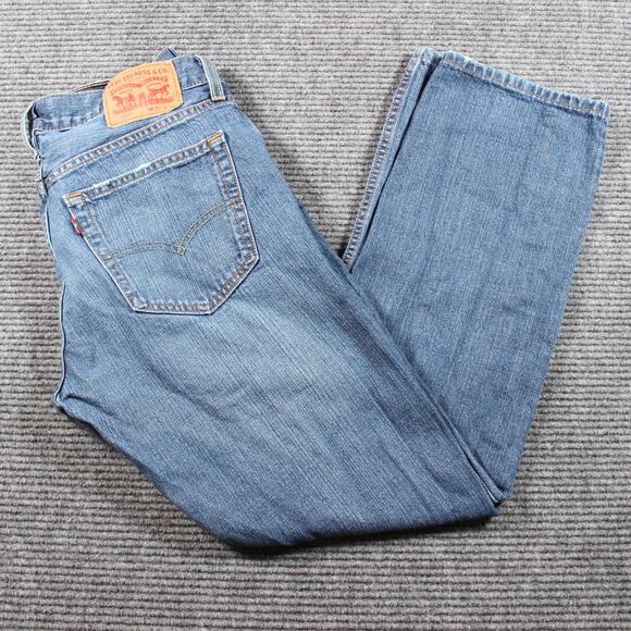 Levi’s 559 Jeans Mens 31x32 Blue Relaxed Straight 100% Cotton - Picture 1 of 12